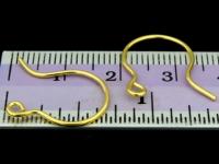 KG-410 24K gold vermeil thai karen hill tribe handmade silver 10  Earring hook