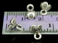 4KH-034 Thai karen hill tribe handmade silver 5 small flower charm