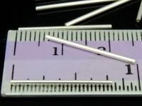 KC-043 Thai karen hill tribes handmade silver 20 straight tube bead 