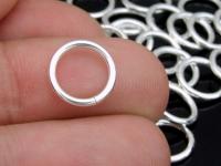 KA-081 Thai karen hill tribe handmade silver 15 plain opened jump ring
