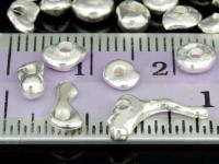 KJ-006 Thai karen hill tribe handmade silver 20 small free form bead