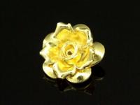 KG-182 24k gold vermeil 2 thai karen hill tribes handmade silver wild rose charms