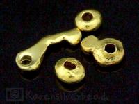 KG-008 24K gold vermeil 20 thai karen hill tribes handmade silver medium free form beads