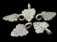 5KH-015 Thai karen hill tribe handmade silver 5 small leaf charm