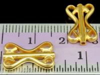 KG-023 24K gold vermeil 3 thai karen hill tribes handmade silver Fancy tube bead