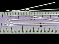 KA-095 Thai karen hill tribe handmade silver 10 eye pin 24 gauge