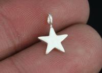 3KH-123 Thai karen hill tribe silver 10 mini die star shape charm