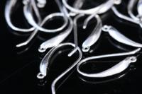 KA-122 thai karen hill tribe handmade silver 4 tear drop earring hook