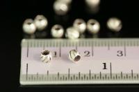 KI-006 thai karen hill tribe silver 30 black&white small bead