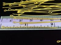 KG-155 24K gold vermeil 30 thai karen hill tribes handmade silver eyepin