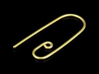 KG-503 24K gold vermeil Karen hill tribe handmade silver 4 earring wire hook