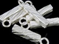 2KH-037 Thai karen hill tribe handmade silver 3 scratch stick charm