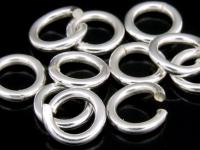 KA-082 Thai karen hill tribe handmade silver 25 plain opened jump ring