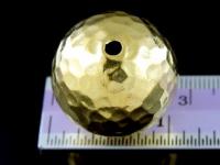 KG-102 24K gold vermeil Karen hill tribe handmade silver 1 hammered round ball beads