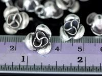 KA-102 thai karen hill tribe silver 4 flower wild charm