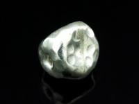 KV-020 Thai karen hill tribe handmade silver 1 hammered triangle bead 