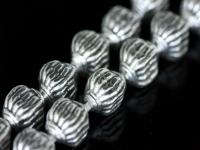 2KH-048 thai karen hill tribe silver 2 square fancy bead