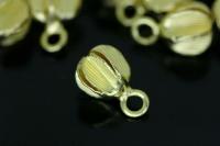 KG-368 Thai karen hill tribe silver 2 gold vermeil flower charm