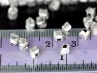 KI-055 thai karen hill tribe silver 40 fancy flower print bead