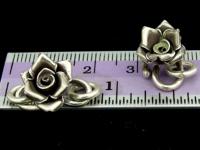 KA-054 Thai karen hill tribe handmade silver 1 wild rose s.clasp 