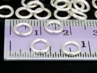 KA-055 Thai karen hill tribe handmade silver 30 Plain closed jump ring