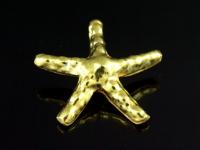 KG-246 24K gold vermeil Karen hill tribe handmade silver 1 starfish charm