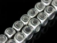 KV-046 thai karen hill tribe silver 4 cube bead