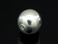 KW-007 Thai karen hill tribe handmade silver 2 smooth shiny round ball bead 