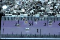 KK-051 Thai karen hill tribes handmade silver 100 mini triangle bead