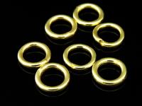 KG-199 24K gold vermeil 20 thai karen hill tribes handmade silver mini plain closed round hoop