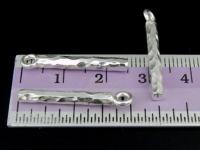 2KH-036 Thai karen hill tribe handmade silver 3 hammer stick charm