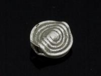 KH-019 Thai karen hill tribe handmade silver 8 spiral print round disc bead