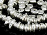 KJ-007 Thai karen hill tribe handmade silver 40 mini free form bead
