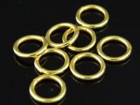 KG-224 24k gold vermeil 20 thai karen hill tribes handmade silver plated Mini plain opened hoop