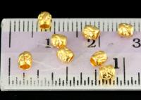 KG-571 Thai karen hill tribes silver 50 gold vermeil small seed bead