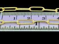 KG-370 24K gold vermeil thai karen hill tribes handmade silver 24 inch gold vermeil oval link chain 