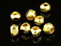 KG-167 24K gold vermeil 20 thai karen hill tribes handmade silver mini facet bead 