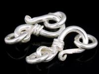 KA-083 Thai karen hill tribe handmade silver  8 snake clasp