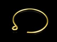 KG-500 24K gold vermeil Karen hill tribe handmade silver 4 earring wire hook