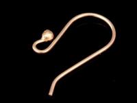 KZ-156 24K rose gold vermeil thai karen hill tribe handmade silver 6 long earring wire hook 