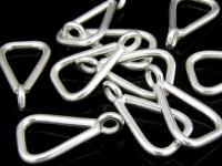 3KH-106 Thai karen hill tribe handmade silver 8 triangle bar charm