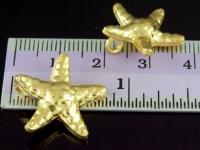 KG-069 24K gold vermeil 1 thai karen hill tribes handmade silver small starfish charm