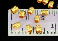 KG-572 Thai karen hill tribes silver 30 gold vermeil small seed bead